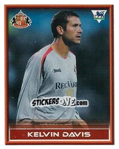 Sticker Kelvin Davis - FA Premier League 2005-2006. Sticker Quiz Collection - Merlin