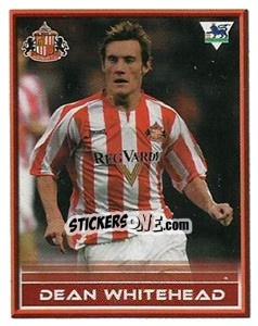 Sticker Dean Whitehead - FA Premier League 2005-2006. Sticker Quiz Collection n. 180 - Merlin