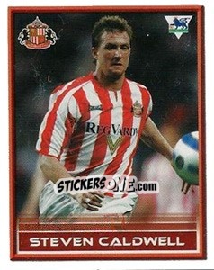 Sticker Steven Caldwell - FA Premier League 2005-2006. Sticker Quiz Collection - Merlin