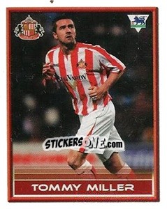 Sticker Tommy Miller - FA Premier League 2005-2006. Sticker Quiz Collection - Merlin