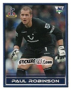 Sticker Paul Robinson - FA Premier League 2005-2006. Sticker Quiz Collection - Merlin