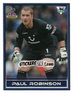Sticker Paul Robinson - FA Premier League 2005-2006. Sticker Quiz Collection n. 187 - Merlin