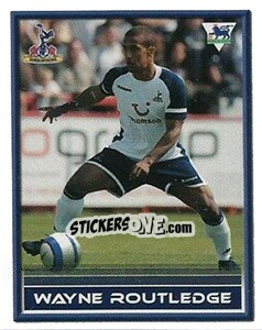 Figurina Wayne Routledge - FA Premier League 2005-2006. Sticker Quiz Collection - Merlin