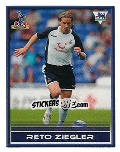 Sticker Reto Ziegler - FA Premier League 2005-2006. Sticker Quiz Collection - Merlin