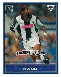 Sticker Nwankwo Kanu - FA Premier League 2005-2006. Sticker Quiz Collection - Merlin