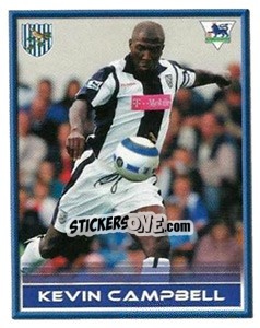 Sticker Kevin Campbell - FA Premier League 2005-2006. Sticker Quiz Collection - Merlin