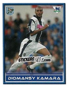 Sticker Diomansy Kamara - FA Premier League 2005-2006. Sticker Quiz Collection - Merlin
