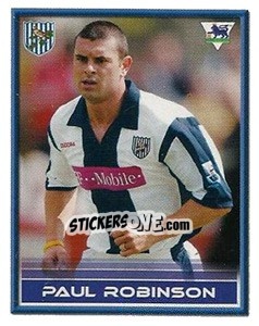 Figurina Paul Robinson - FA Premier League 2005-2006. Sticker Quiz Collection - Merlin