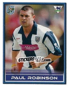 Sticker Paul Robinson - FA Premier League 2005-2006. Sticker Quiz Collection n. 204 - Merlin