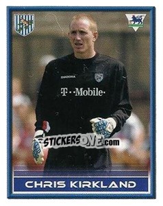 Sticker Chris Kirkland - FA Premier League 2005-2006. Sticker Quiz Collection n. 206 - Merlin