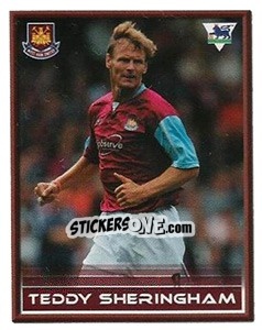 Sticker Teddy Sheringham - FA Premier League 2005-2006. Sticker Quiz Collection n. 209 - Merlin