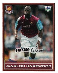 Cromo Marlon Harewood - FA Premier League 2005-2006. Sticker Quiz Collection - Merlin
