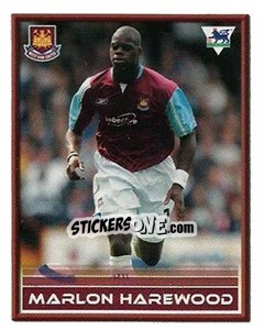 Cromo Marlon Harewood - FA Premier League 2005-2006. Sticker Quiz Collection n. 215 - Merlin