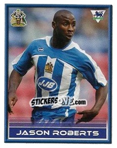 Sticker Jason Roberts - FA Premier League 2005-2006. Sticker Quiz Collection - Merlin
