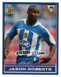 Sticker Jason Roberts - FA Premier League 2005-2006. Sticker Quiz Collection n. 221 - Merlin
