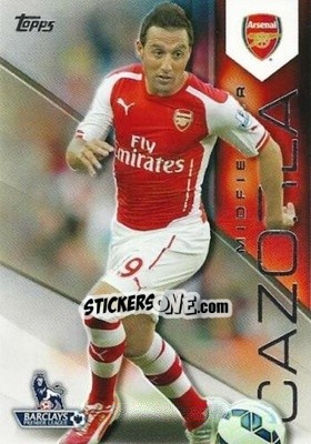 Figurina Santi Cazorla - Premier Gold 2014-2015 - Topps