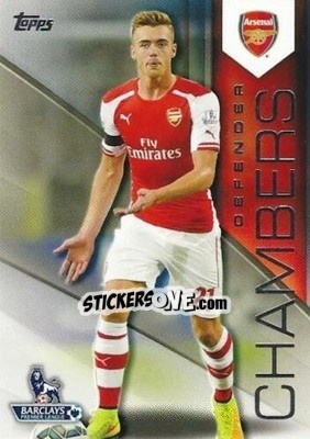 Sticker Calum Chambers - Premier Gold 2014-2015 - Topps