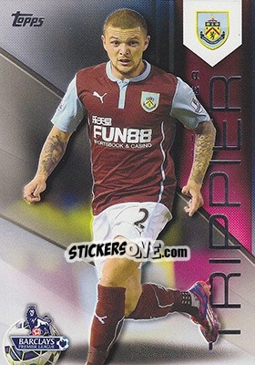 Sticker Kieran Trippier - Premier Gold 2014-2015 n. 18 - Topps