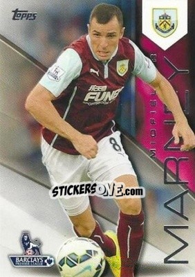 Sticker Dean Marney - Premier Gold 2014-2015 n. 21 - Topps