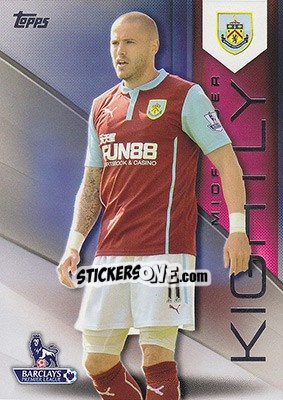 Sticker Michael Kightly - Premier Gold 2014-2015 - Topps