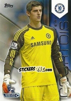 Sticker Thibaut Courtois - Premier Gold 2014-2015 n. 24 - Topps