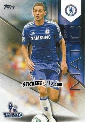 Sticker Nemanja Matic - Premier Gold 2014-2015 n. 28 - Topps