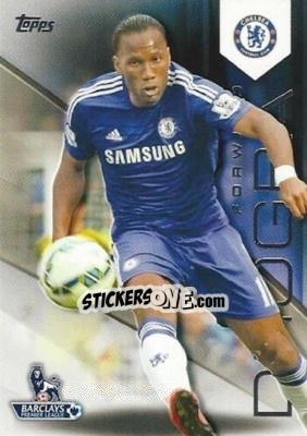 Sticker Didier Drogba - Premier Gold 2014-2015 n. 32 - Topps