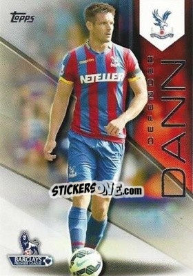 Sticker Scott Dann - Premier Gold 2014-2015 n. 34 - Topps