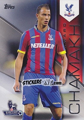 Figurina Marouane Chamakh - Premier Gold 2014-2015 n. 39 - Topps