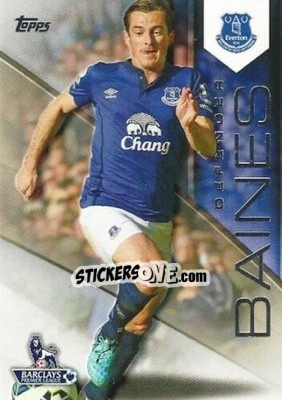 Sticker Leighton Baines - Premier Gold 2014-2015 n. 41 - Topps