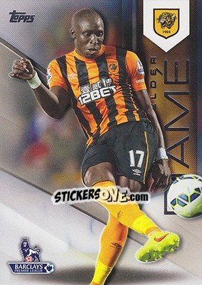 Sticker Mohamed Diamé - Premier Gold 2014-2015 n. 49 - Topps