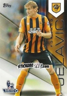 Sticker Nikica Jelavic - Premier Gold 2014-2015 n. 53 - Topps