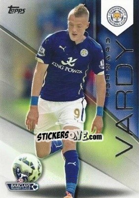 Sticker Jamie Vardy - Premier Gold 2014-2015 n. 57 - Topps
