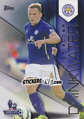 Sticker Danny Drinkwater - Premier Gold 2014-2015 n. 58 - Topps