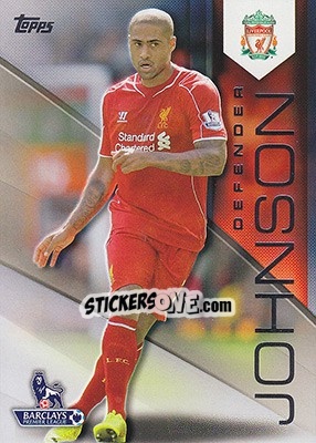 Sticker Glen Johnson - Premier Gold 2014-2015 n. 63 - Topps