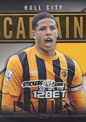 Figurina Curtis Davies - Premier Gold 2014-2015 - Topps