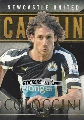 Sticker Fabricio Coloccini - Premier Gold 2014-2015 n. CS-FC - Topps