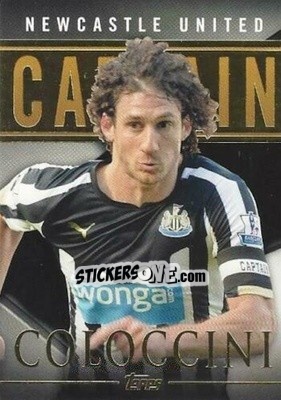 Figurina Fabricio Coloccini - Premier Gold 2014-2015 - Topps