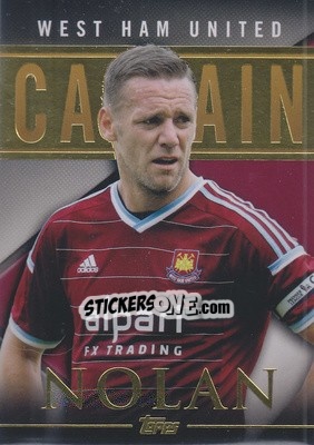 Sticker Kevin Nolan - Premier Gold 2014-2015 n. CS-KN - Topps