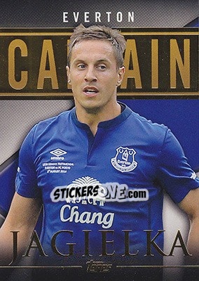 Sticker Phil Jagielka - Premier Gold 2014-2015 n. CS-PJ - Topps