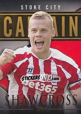 Sticker Ryan Shawcross - Premier Gold 2014-2015 - Topps