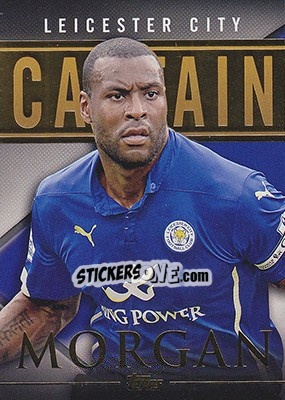 Sticker Wes Morgan - Premier Gold 2014-2015 n. CS-WM - Topps