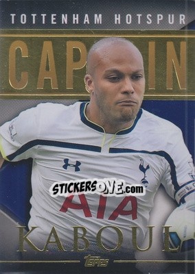 Sticker Younes Kaboul - Premier Gold 2014-2015 n. CS-YK - Topps
