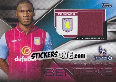 Figurina Christian Benteke - Premier Gold 2014-2015 - Topps