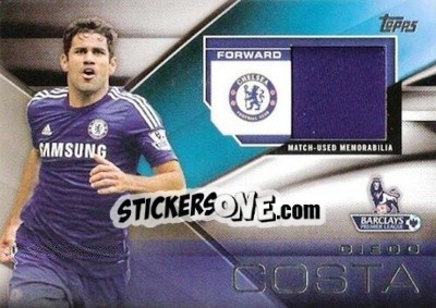 Sticker Diego Costa - Premier Gold 2014-2015 n. FFR-DC - Topps