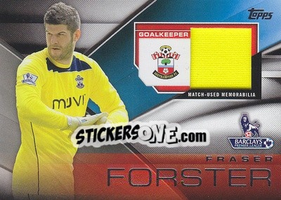 Sticker Fraser Forster - Premier Gold 2014-2015 n. FFR-FF - Topps