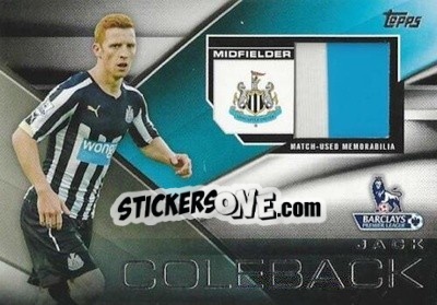 Figurina Jack Colback - Premier Gold 2014-2015 - Topps