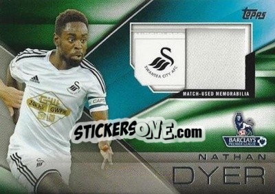 Sticker Nathan Dyer - Premier Gold 2014-2015 - Topps