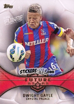 Sticker Dwight Gayle - Premier Gold 2014-2015 n. FS-DG - Topps