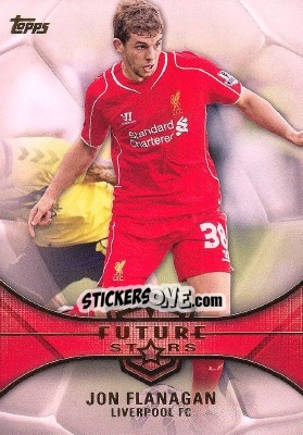Sticker Jon Flanagan - Premier Gold 2014-2015 n. FS-JF - Topps